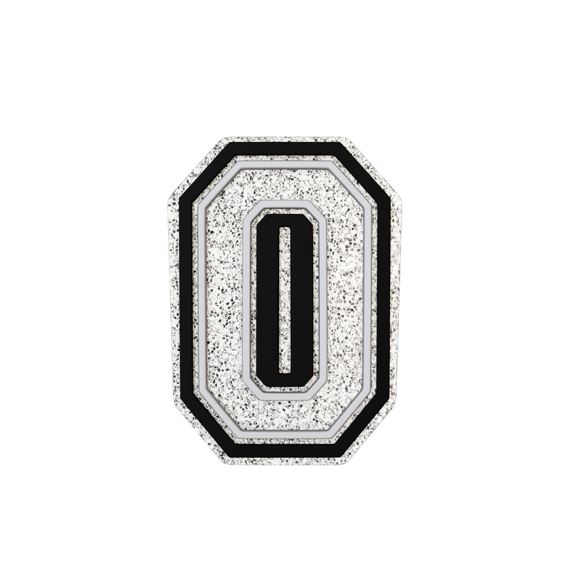 Silver Letter O